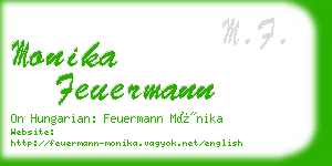 monika feuermann business card
